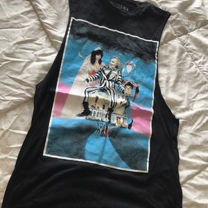 🕸🕷Beetlejuice low cut tank